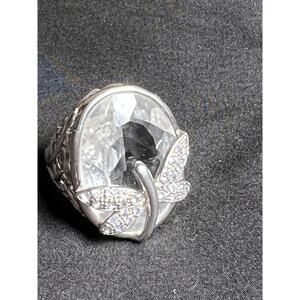 SPEIDEL BROS Sterling Silver Dragonfly Ring Iolite Quartz Ring Size 9